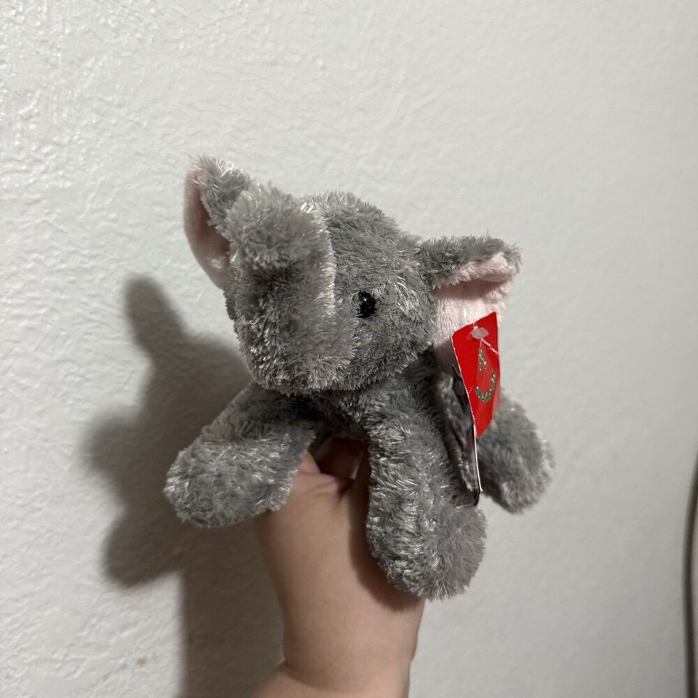 Aurora 8" Ellie Elephant 16609 Plush Stuffed Animal Toy